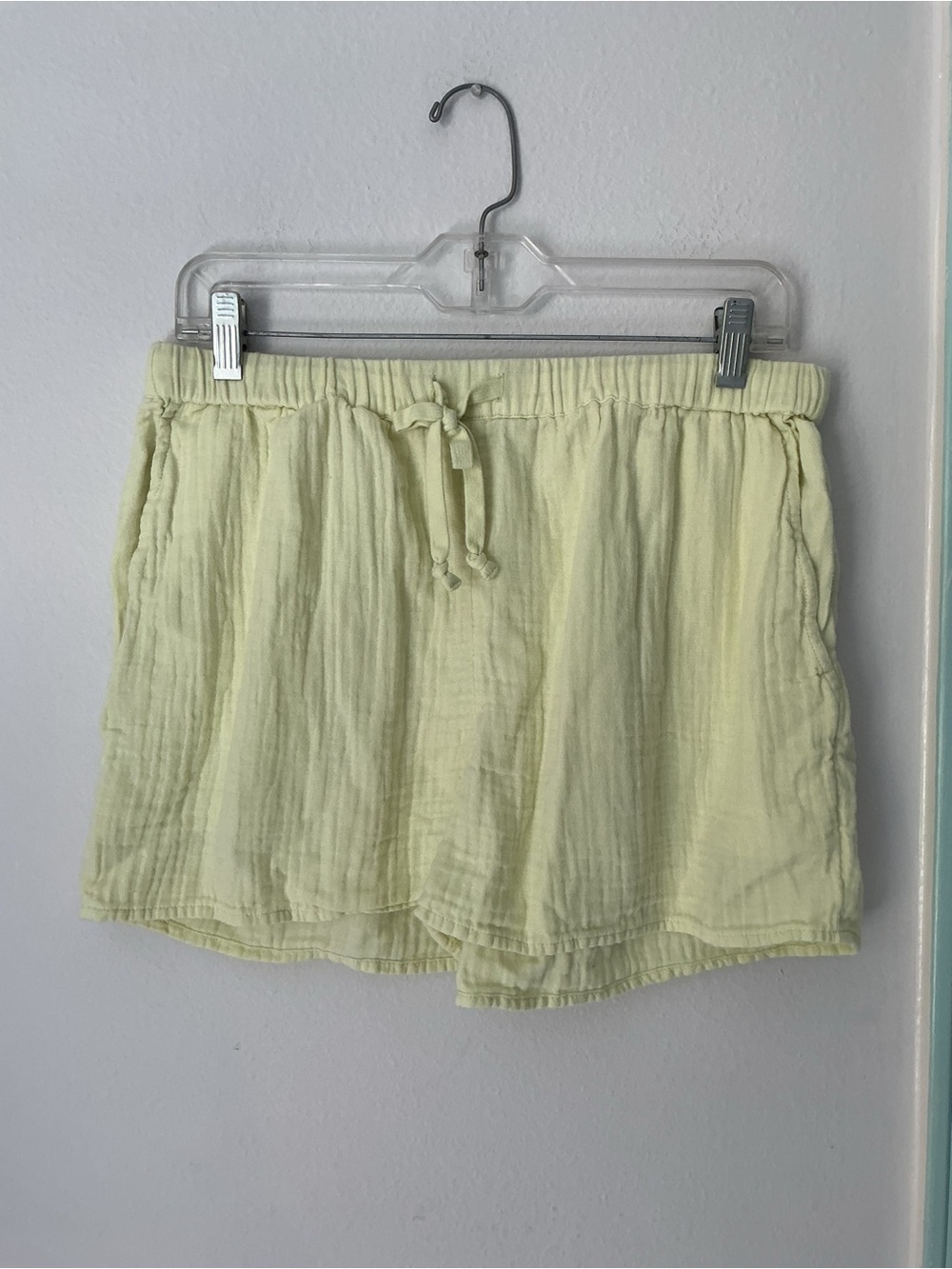 Wilfred Organic Cotton Drawstring Shorts.
